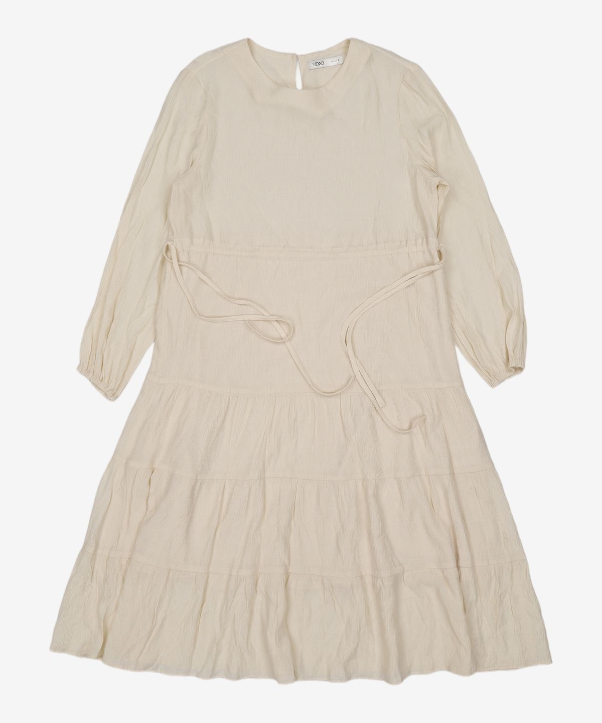 미쏘(MIXXO) R넥 롱원피스 MIWOWB422C S