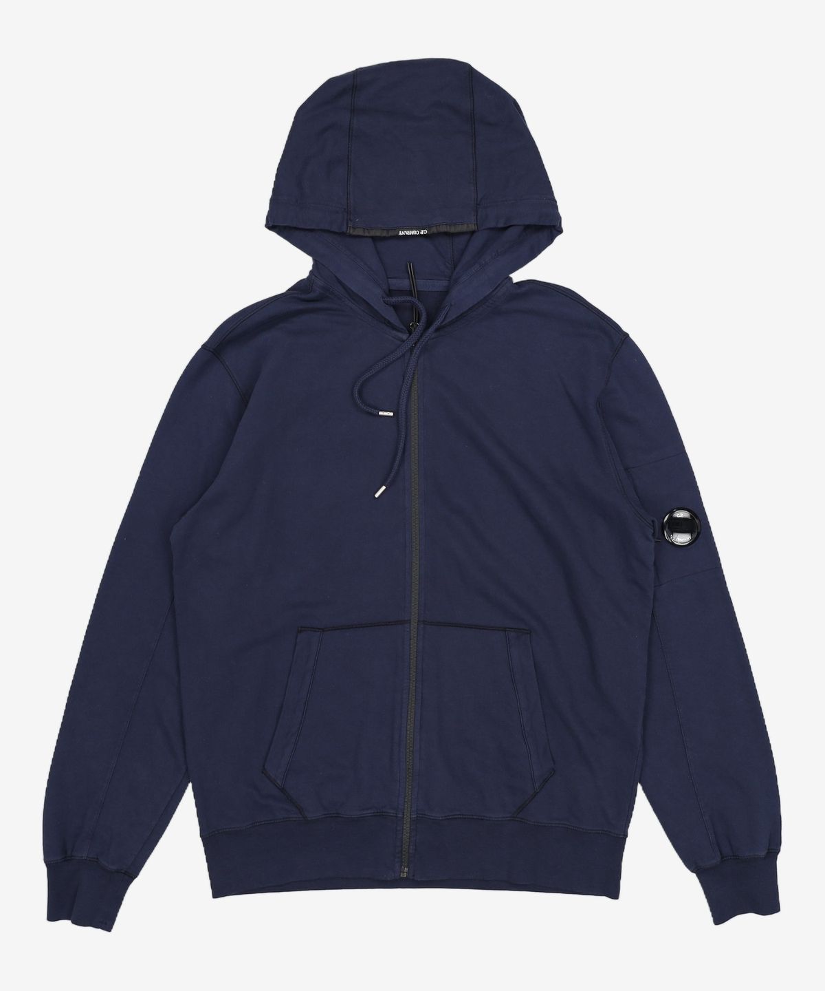 씨피 컴퍼니(CP Company) 남성 렌즈 와펜 라이트 플리스 집업 후드 - 토탈 이클립스 / 13CMSS077A002246G888 XL
