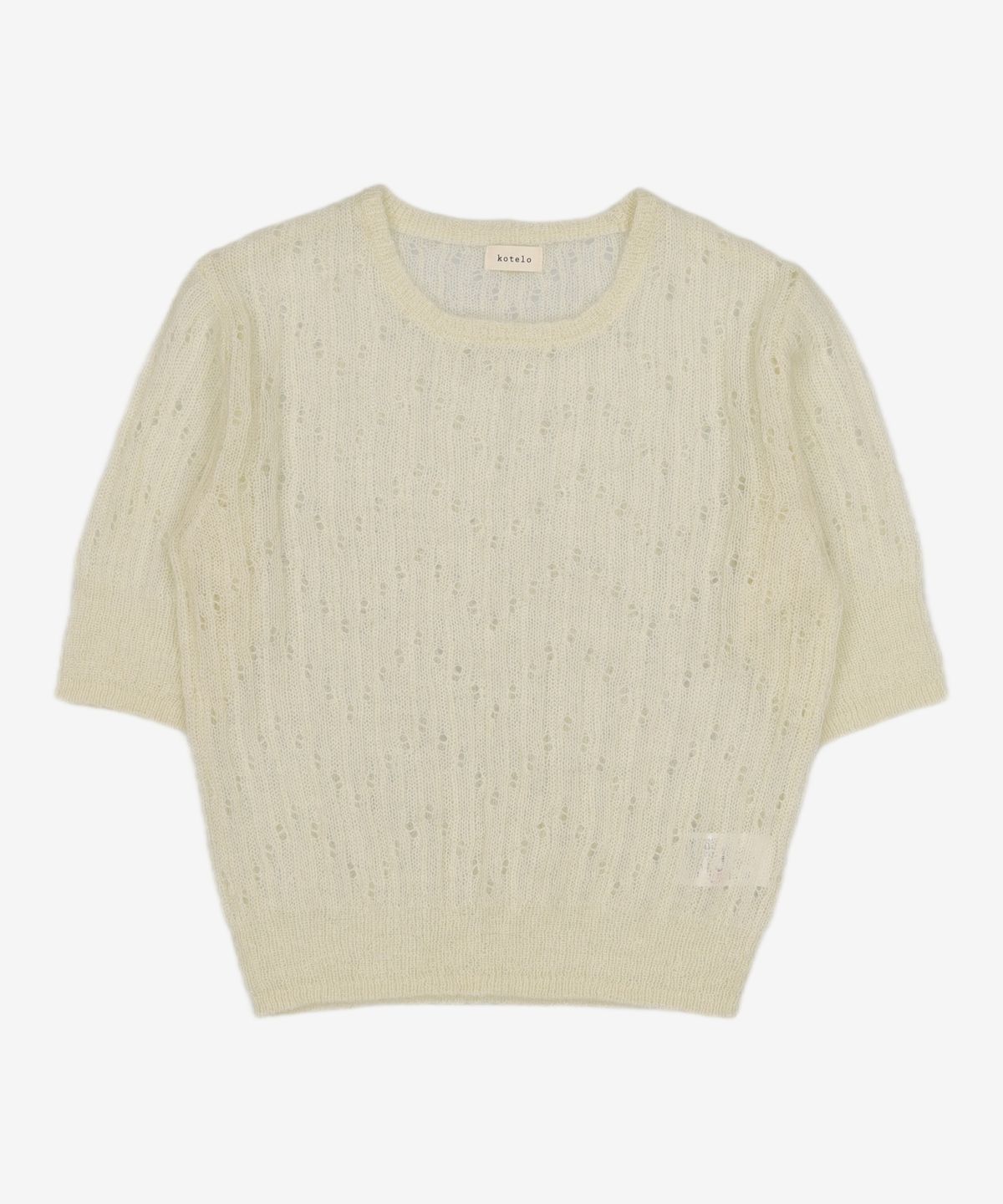 코텔로(KOTELO) Mohair Skashi Pullover  Light Green S