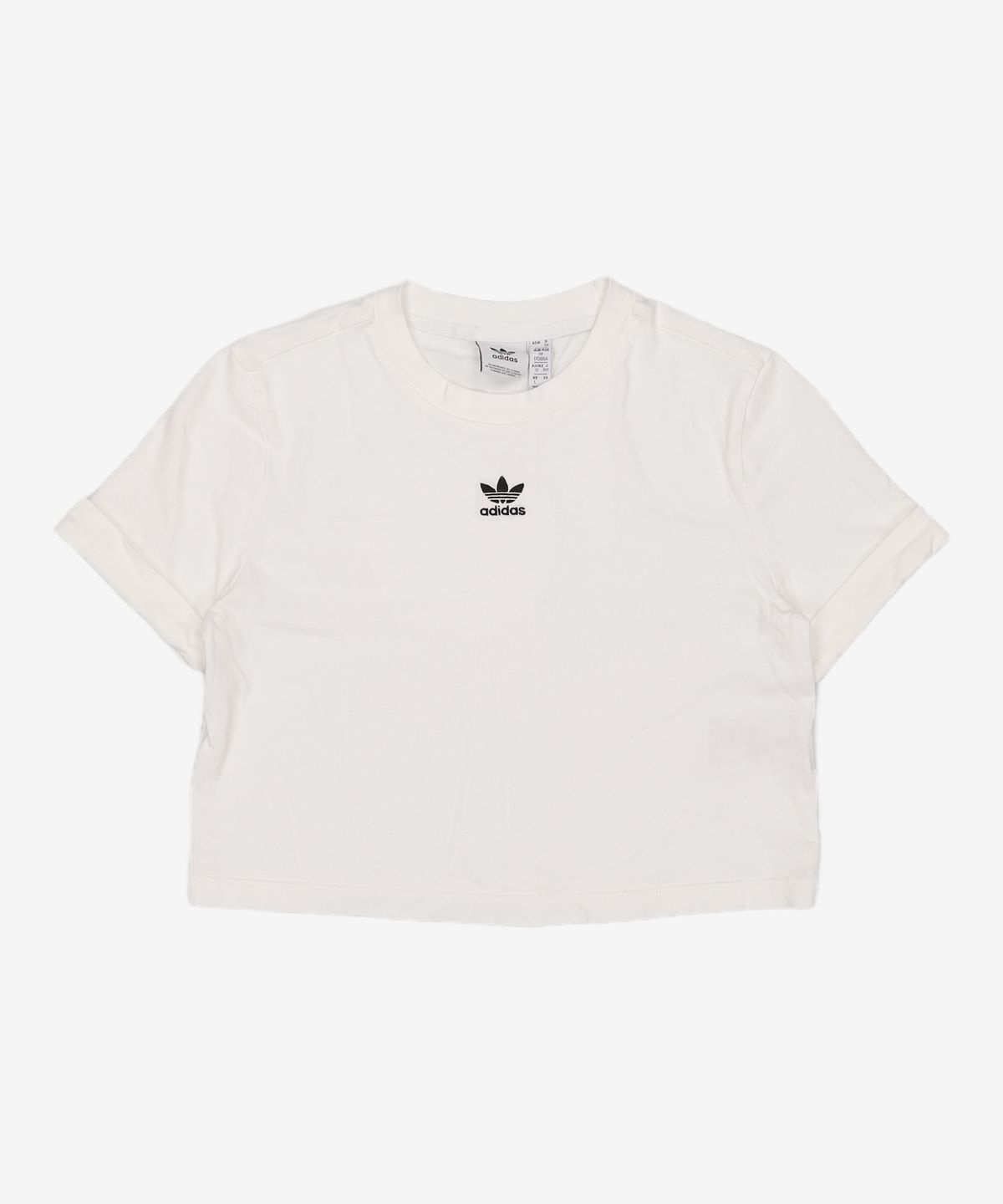 아디다스(ADIDAS) 크롭 탑 - 화이트 / GN2803 L