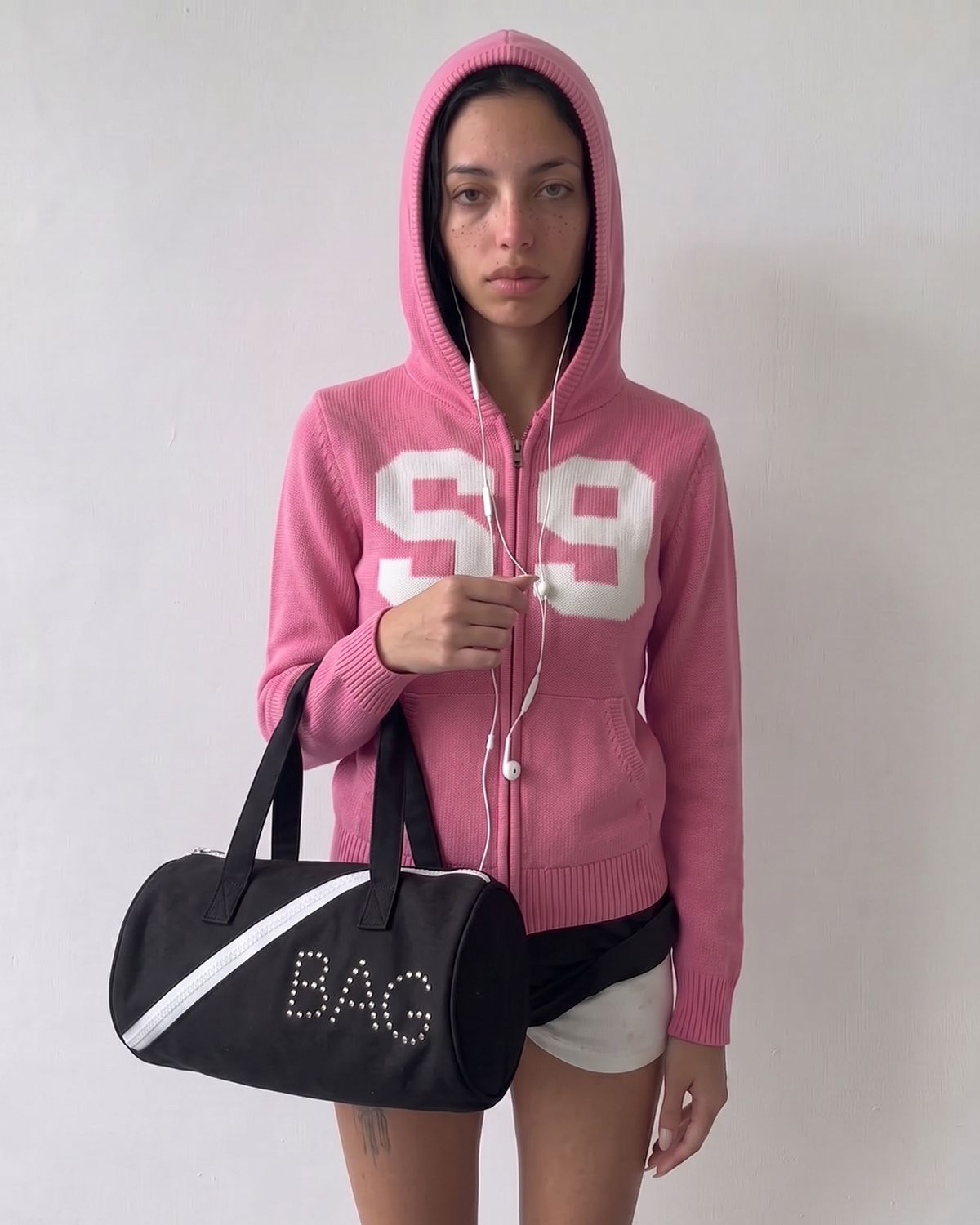 케미컬스포츠(CHEMICALSPORTS) Big Zipper Bag ( Black )