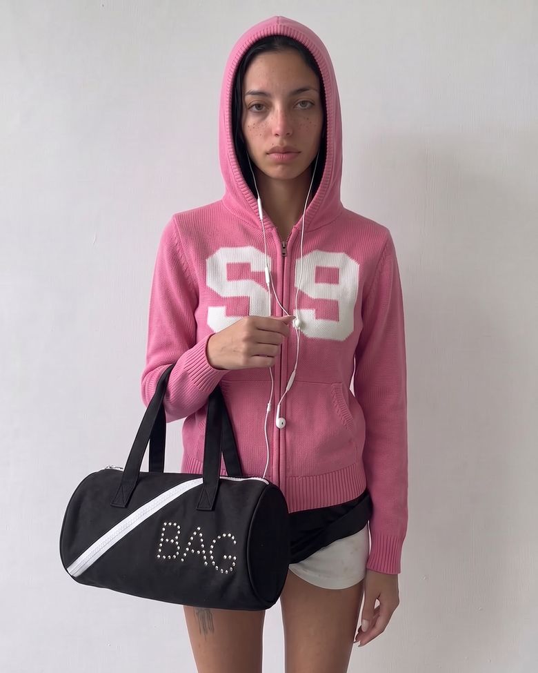 Big Zipper Bag ( Black )