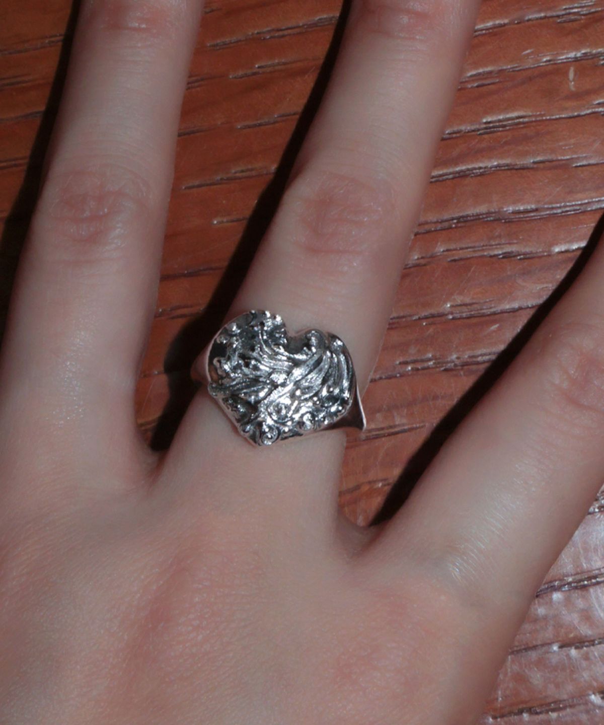 로아시(LOASI) melted volume heart ring