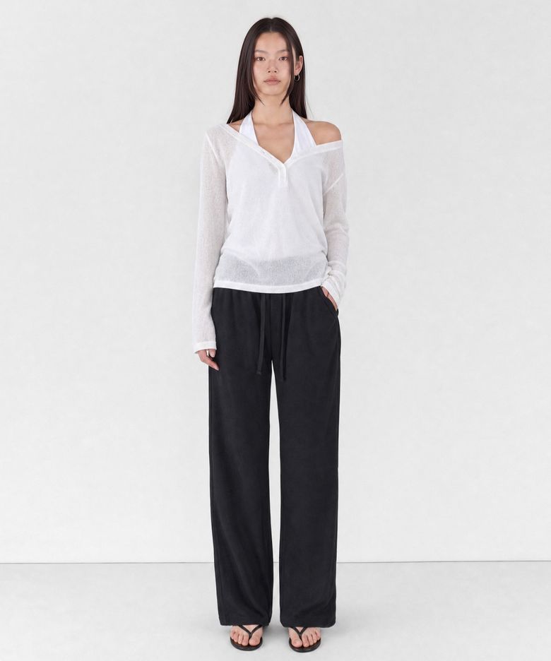 Linen 2-way Pants 블랙