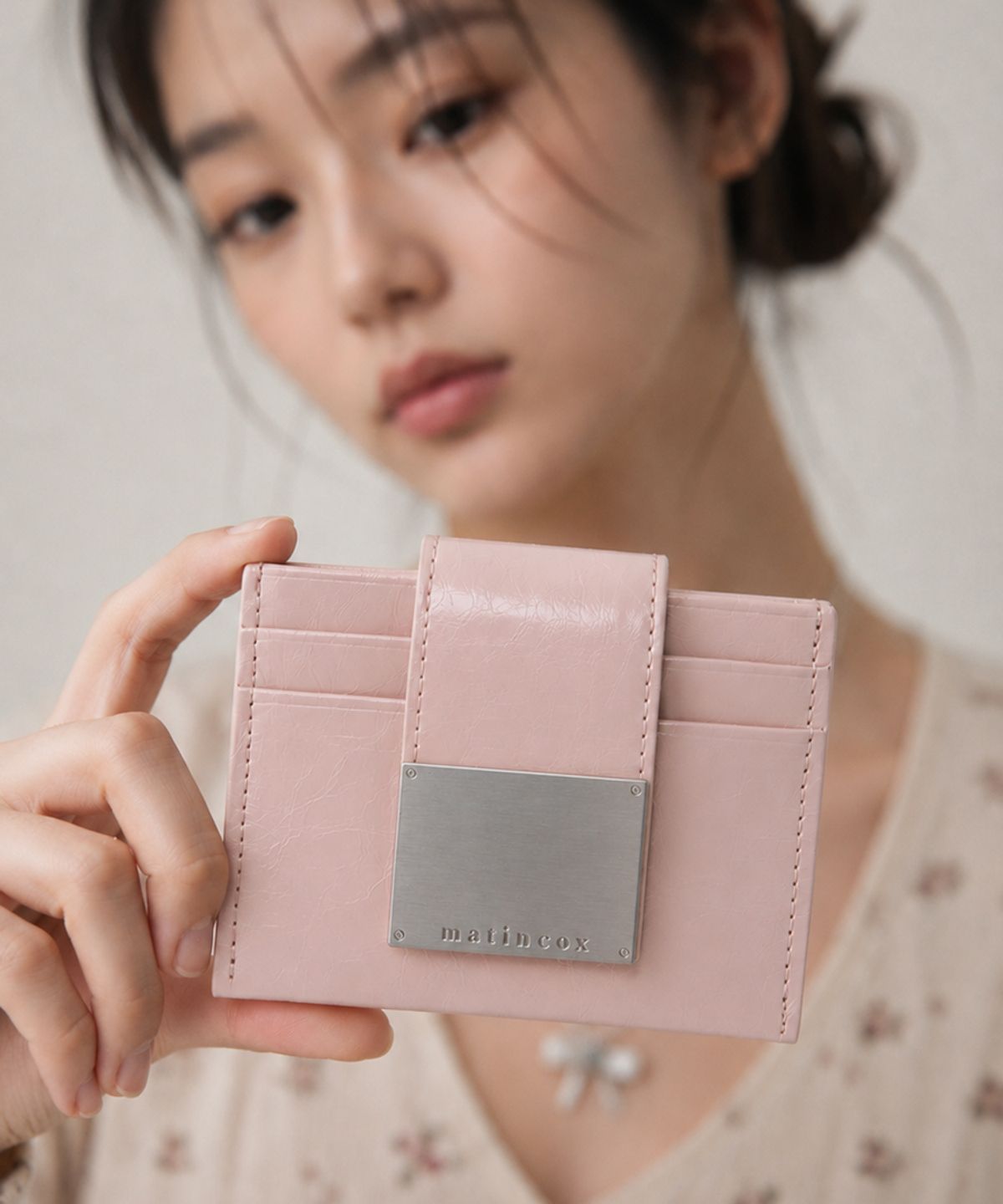 마틴콕스(MATINCOX) Monor Card Wallet -Softpink