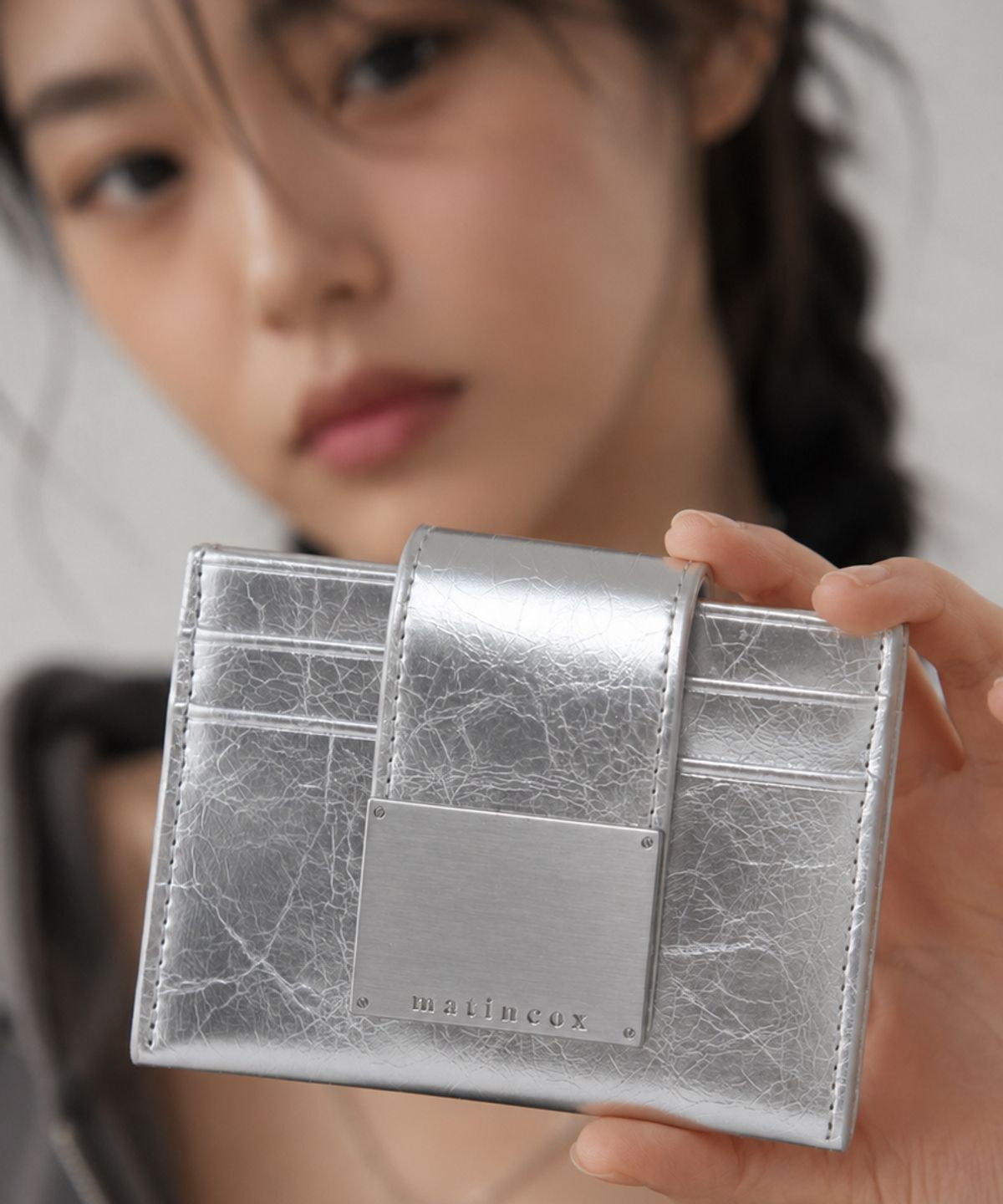마틴콕스(MATINCOX) Monor Card Wallet - Silver