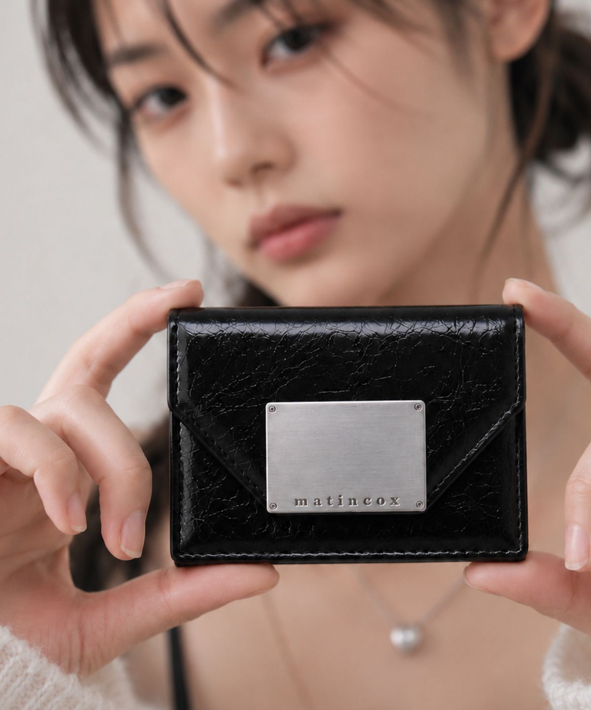 마틴콕스(MATINCOX) Post Card Wallet - Black