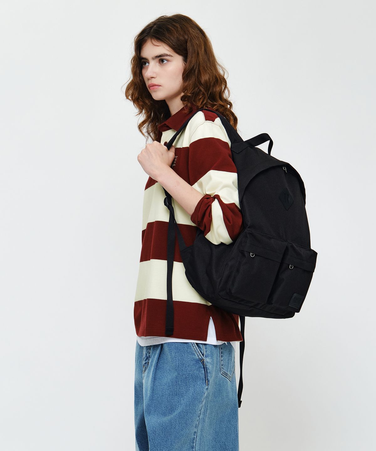 마리떼 프랑소와 저버(MARITHÉ + FRANҪOIS GIRBAUD) CLASSIC LOGO DAY BACKPACK black