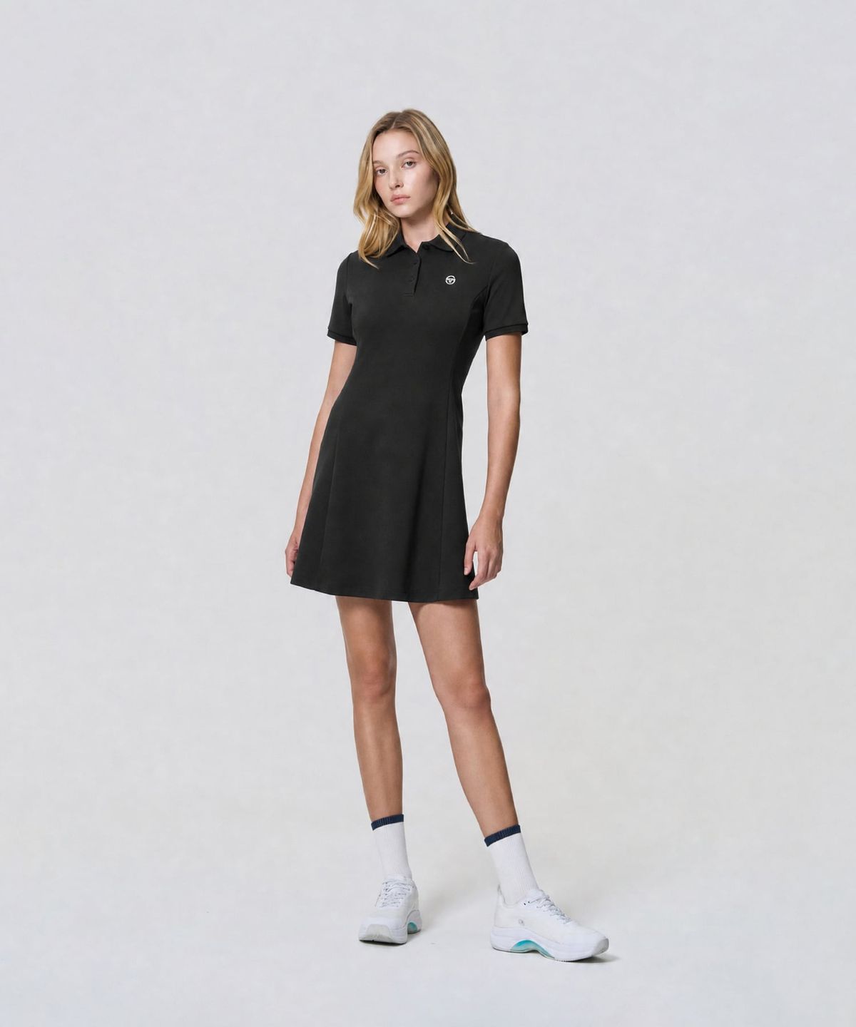 세르지오 타키니(SERGIO TACCHINI) W 피케 폴로 드레스 (Black)