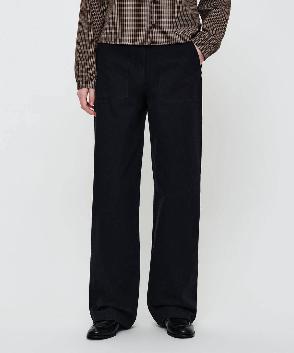 마리떼 프랑소와 저버(MARITHÉ + FRANҪOIS GIRBAUD) W COTTON WORK PANTS navy