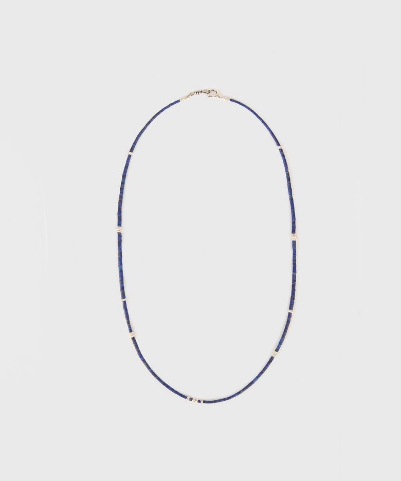 Lapis Lazuli Beads Necklace - Blue