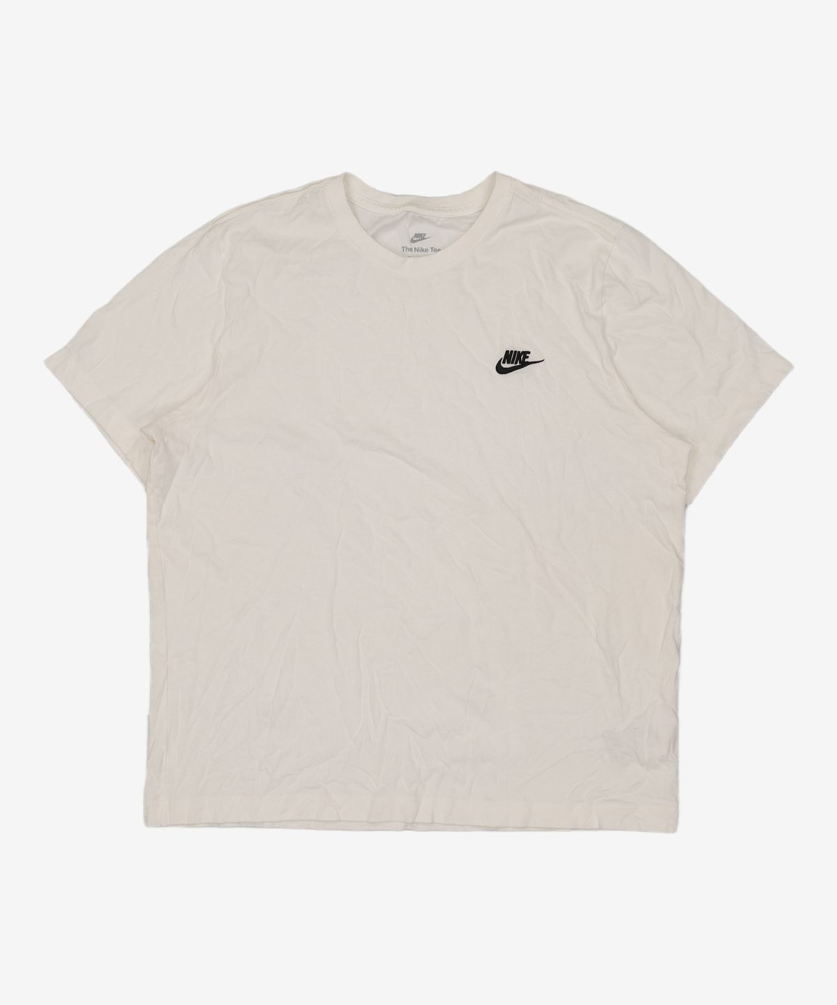 나이키(NIKE) 스포츠웨어 클럽 티셔츠 M - 화이트:블랙 / AR4999-101 110