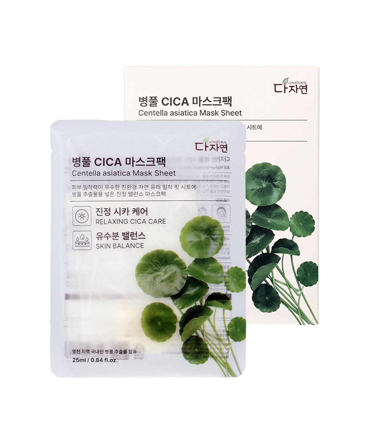 다자연(DAJAYEON) 병풀 CICA 마스크팩 13매