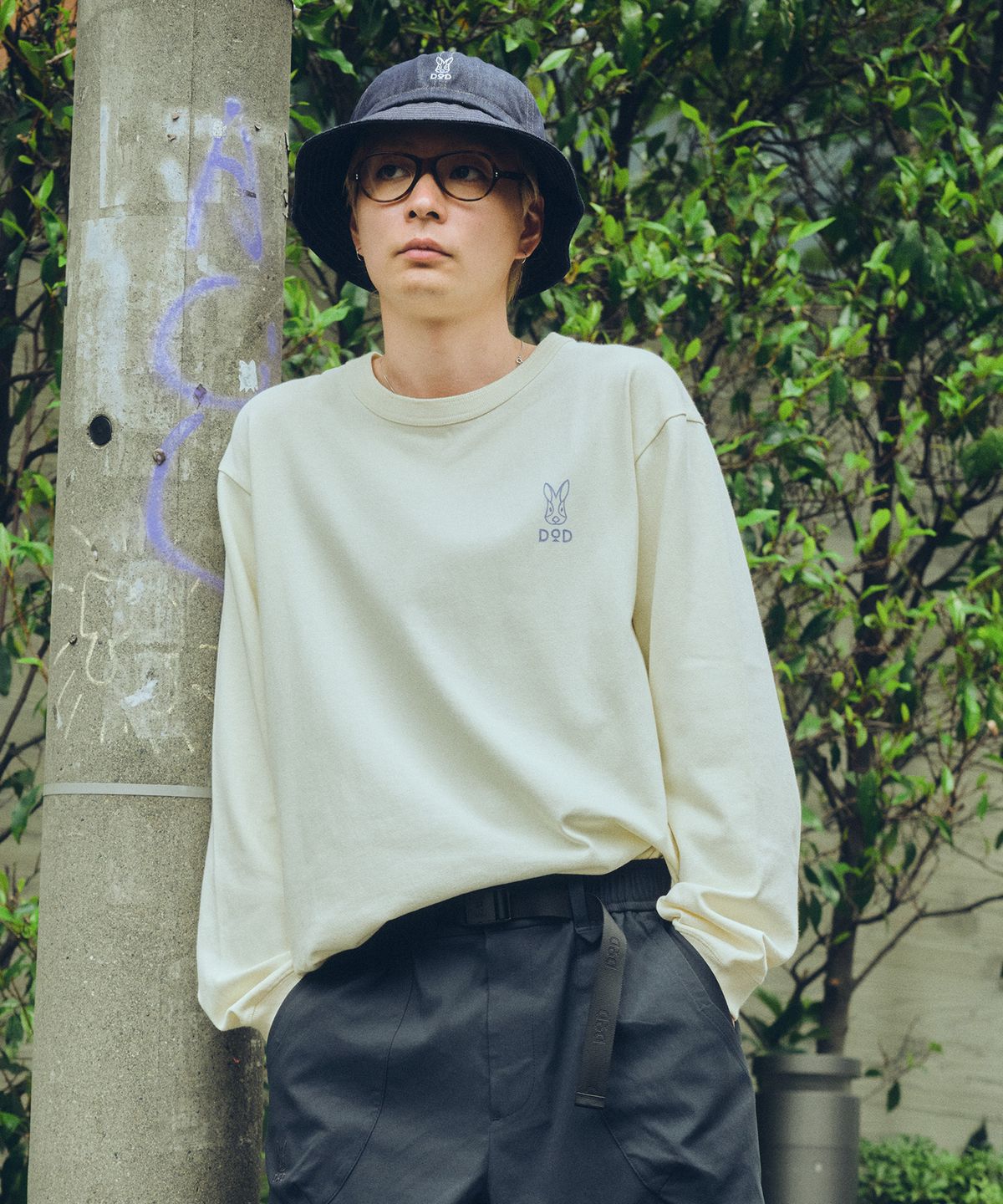 디오디(DOD) 래빗 긴팔티셔츠(OFF WHITE 2)