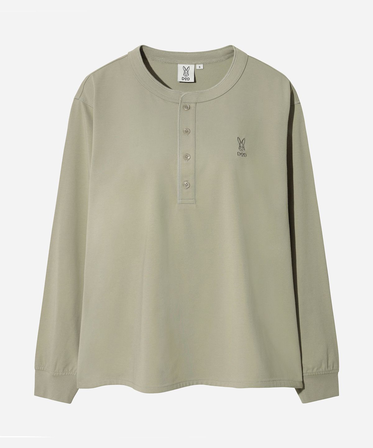 디오디(DOD) 헨리넥 소로나 긴팔티셔츠(BEIGE)