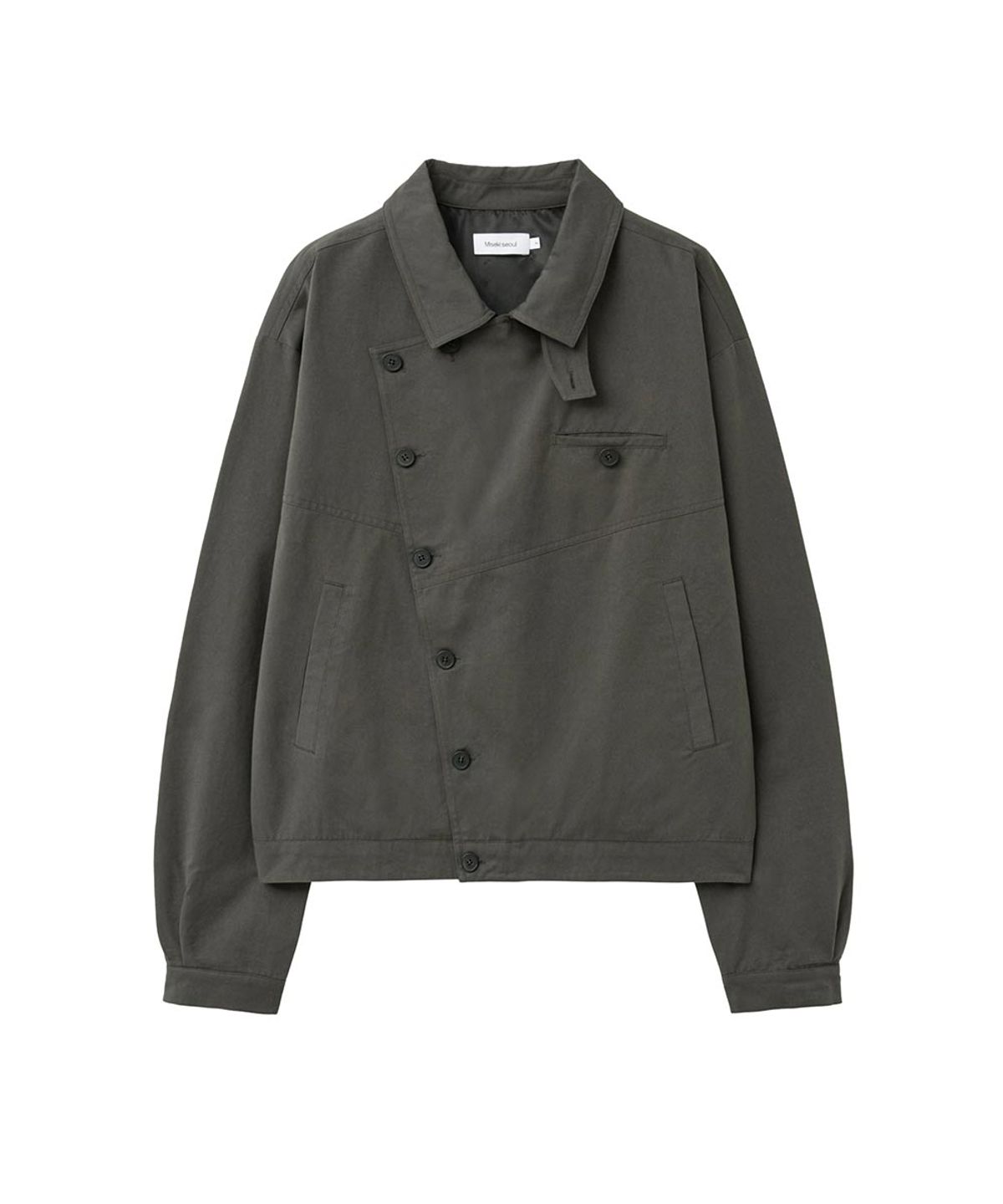 미세키서울 맨(MISEKISEOUL MEN) Diagonal button jacket KHAKI