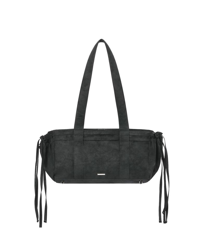 [미세키서울X기호] String square shoulder bag BLACK