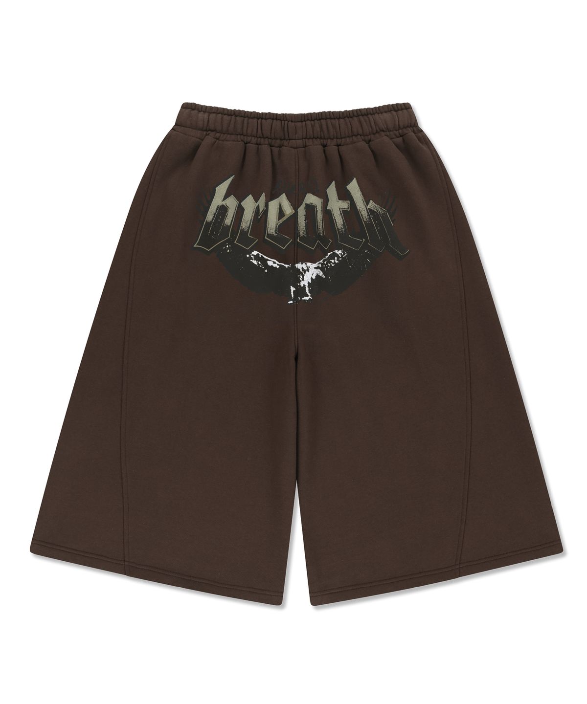 브라운브레스(BROWNBREATH) BB EAGLE GRAPHIC SHORTS - BROWN