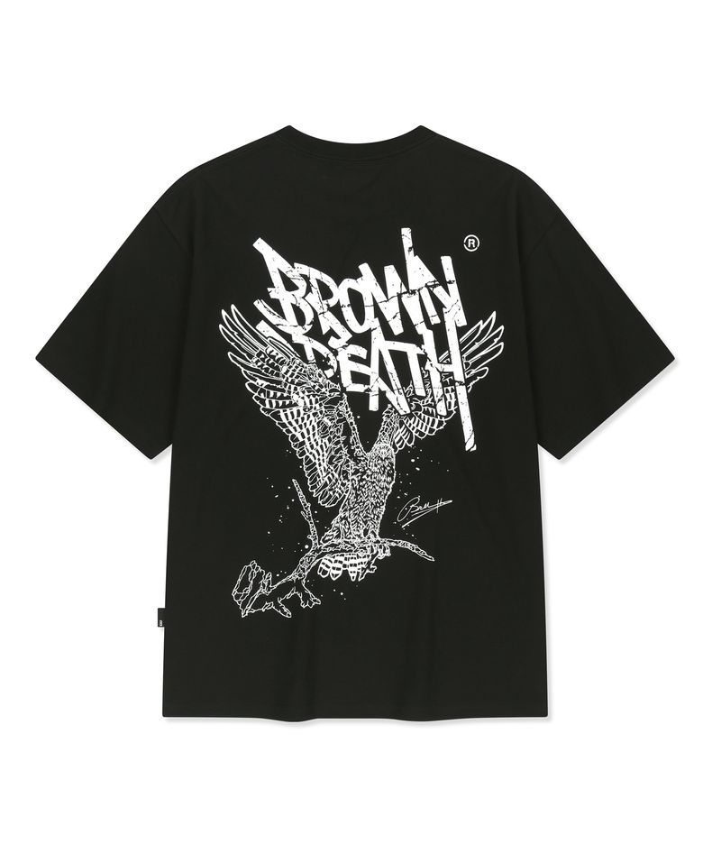 BB HERITAGE EAGLE TAG TEE - BLACK