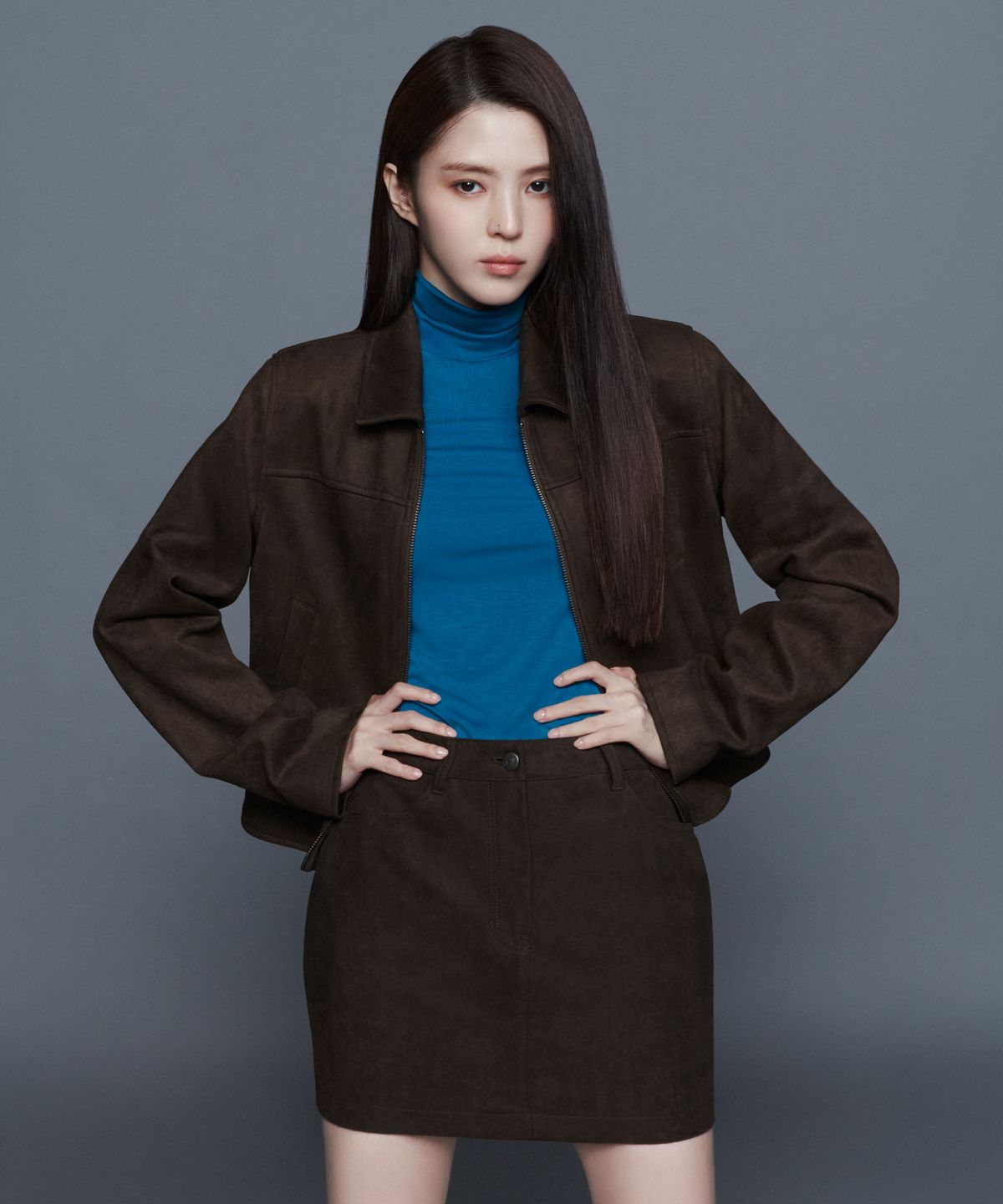 무신사 스탠다드 우먼(MUSINSA STANDARD WOMAN) 우먼즈 신세틱 스웨이드 싱글 재킷 [브라운]