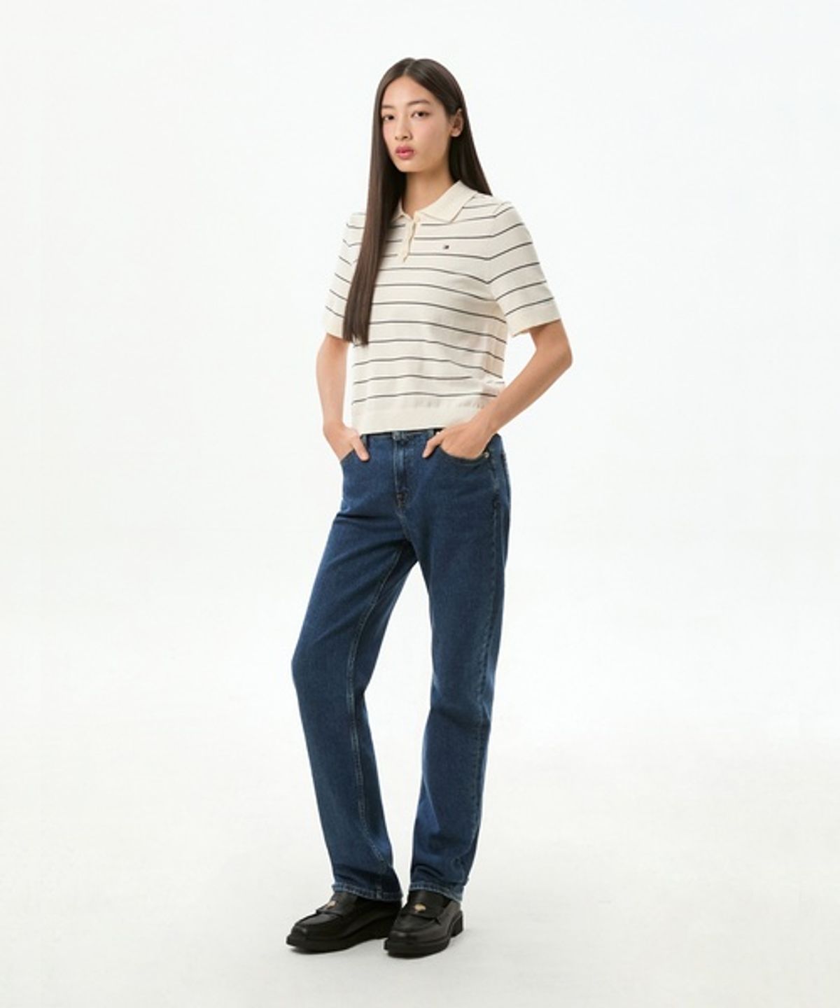 타미힐피거(TOMMY HILFIGER) 클래식 스트레이트 핏 데님 팬츠