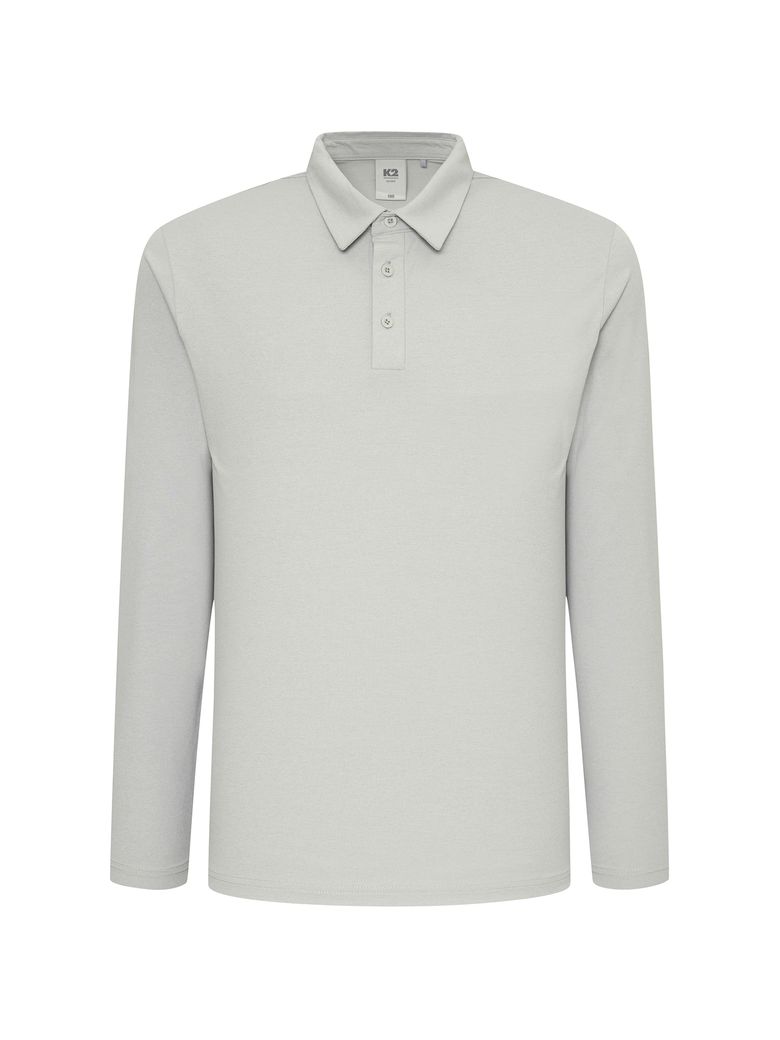 BOOST_베이직(BASIC) 잠재권축 폴로_OATMEAL GREY