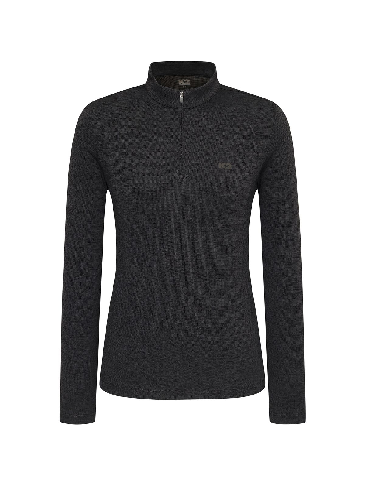 케이투(K2) BOOST_가을 스탠다드 긴팔 집업 W_MELANGE CHARCOAL