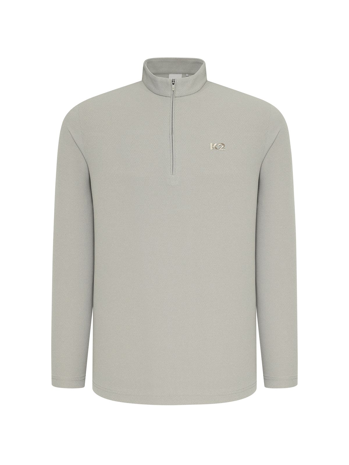 케이투(K2) BOOST_와플 조직 긴팔 집업_Grayish BEIGE
