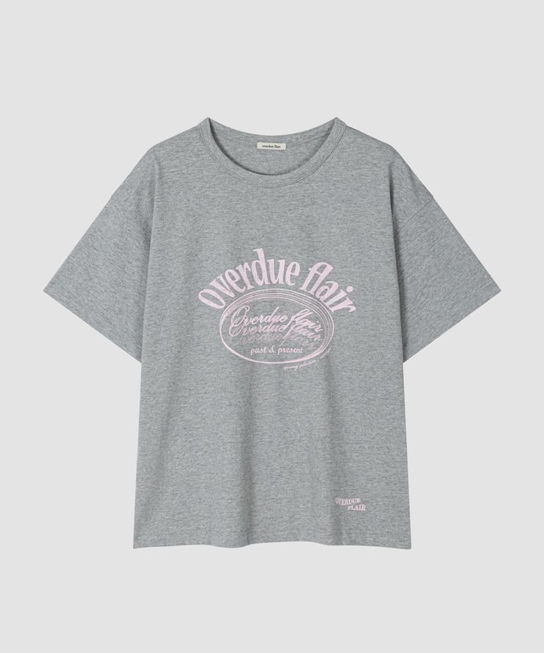 OVERDUE BOXY T_MELANGE GREY