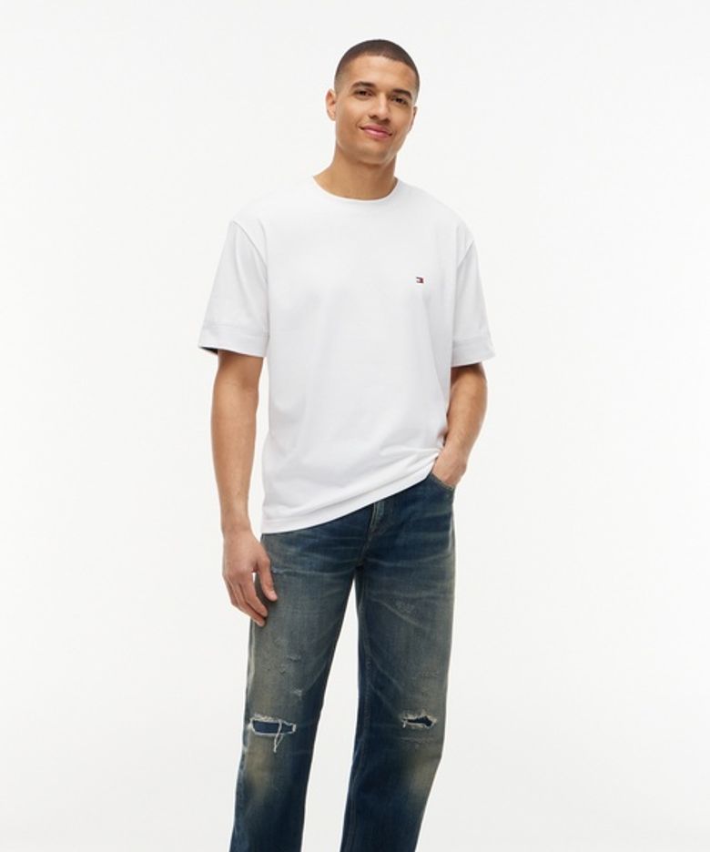 [Straight fit] 도버 코튼 디스트로이드 데님 팬츠
