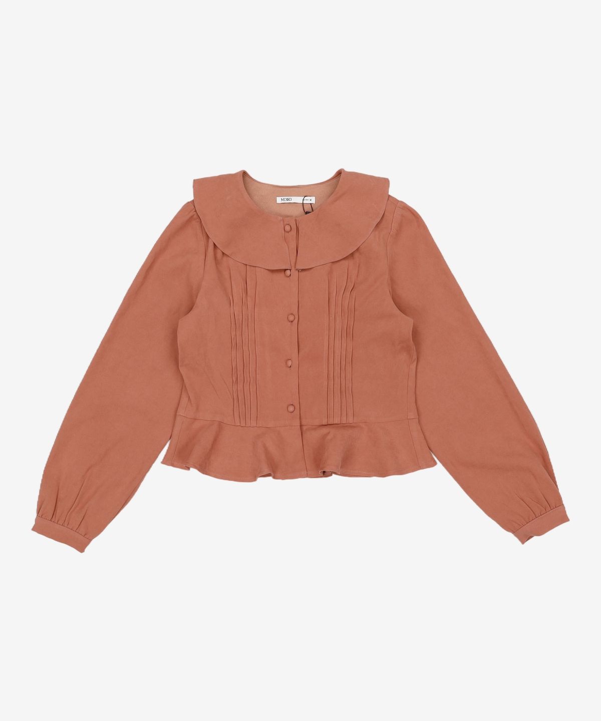 미쏘(MIXXO) 러플 카라 블라우스 MIWBLAV38G M
