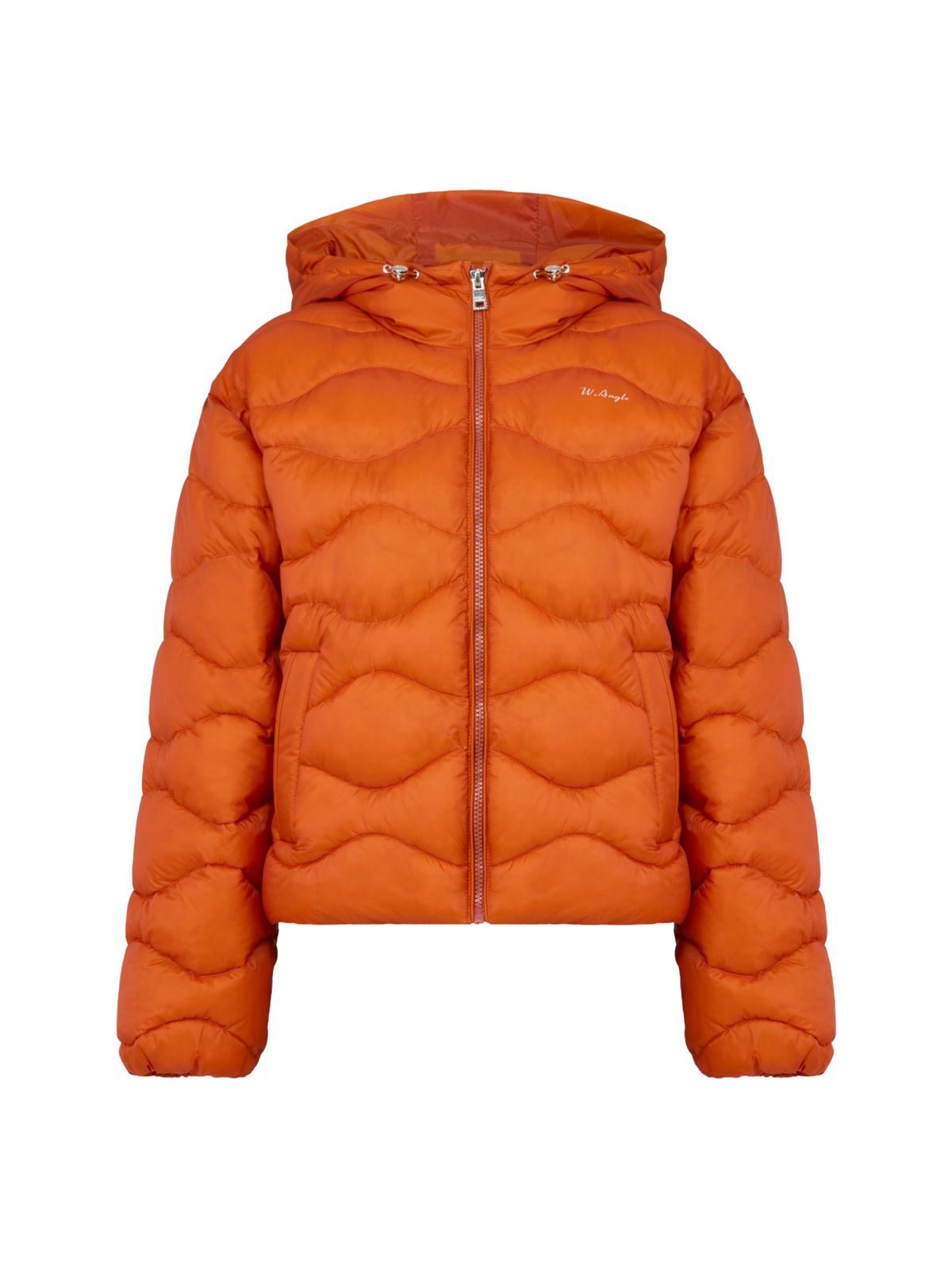 와이드앵글(WIDEANGLE) TO 에센셜 웨이브 경량 패딩 자켓 L_Burnt Orange