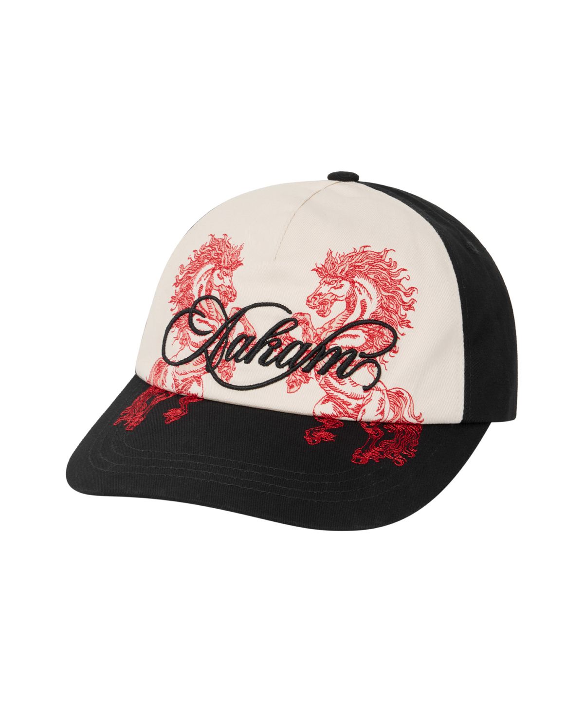 아캄(AAKAM) Tribal Twin Horse Cap (Black)