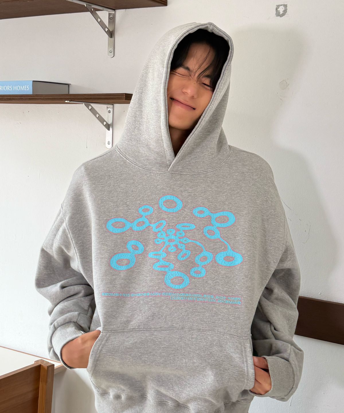 아모우(AMOU) Mitosis Hoodie GRAY