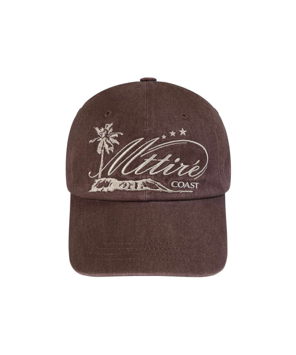 마티레(MTTIRÉ) COAST WASHED CAP / BROWN