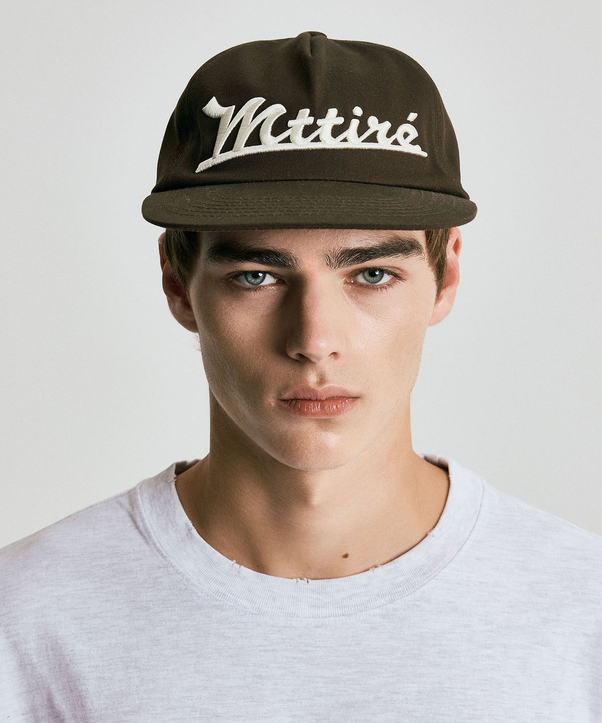 마티레(MTTIRÉ) VOYAGE 5 PANEL CAP / BROWN
