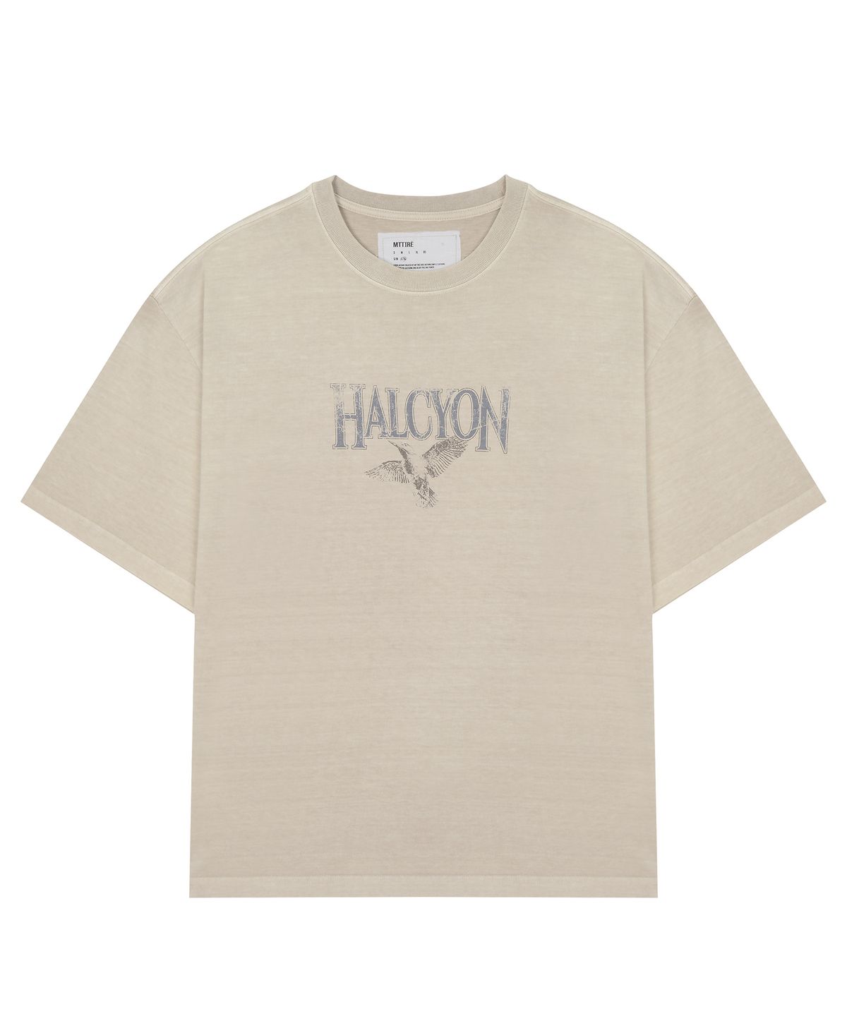 마티레(MTTIRÉ) HALCYON STATUE WASHED T-SHIRT / IVORY