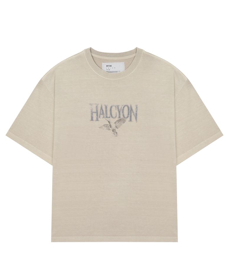 HALCYON STATUE WASHED T-SHIRT / IVORY