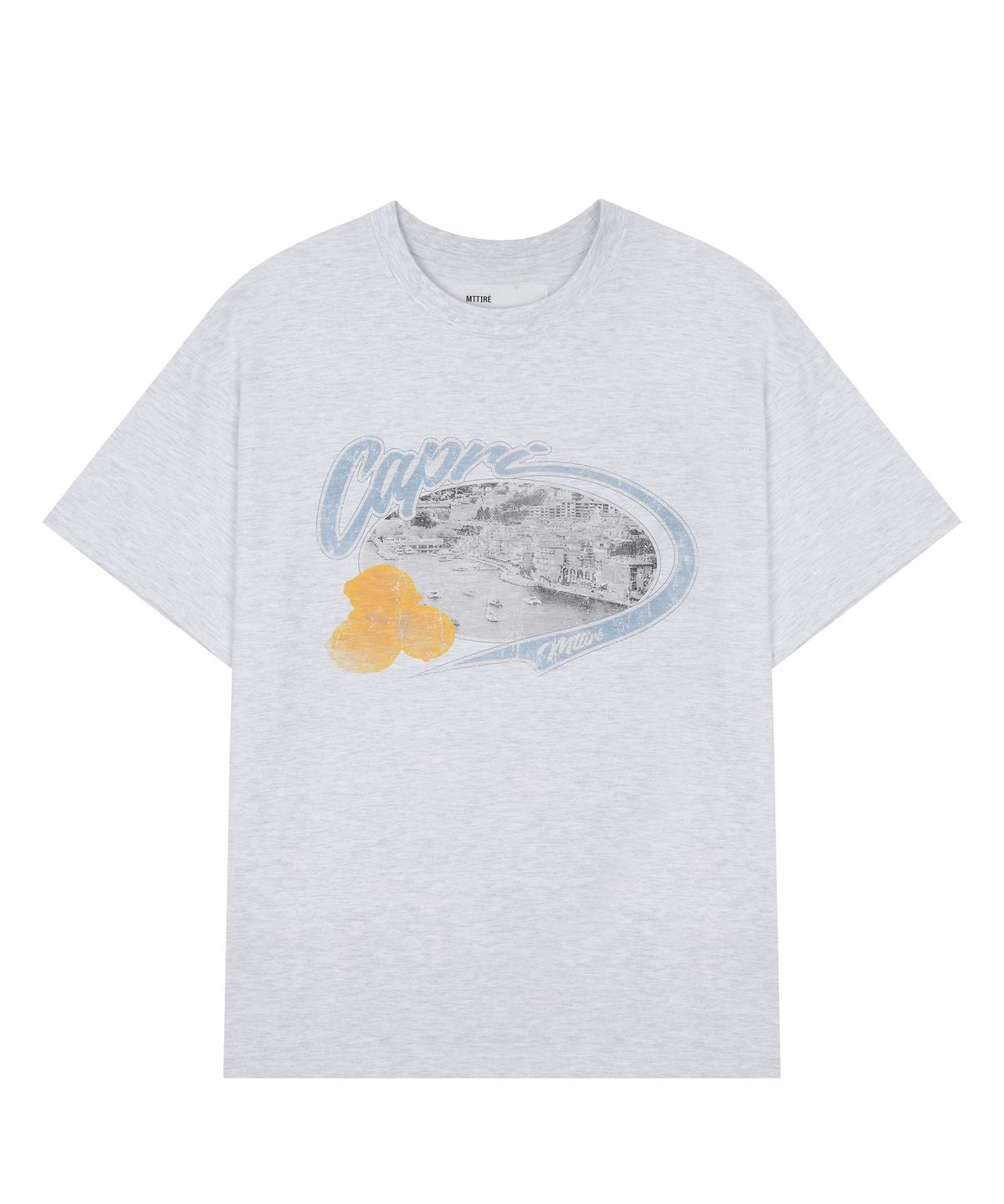 마티레(MTTIRÉ) CAPRI COAST T-SHIRT / LIGHT MELANGE