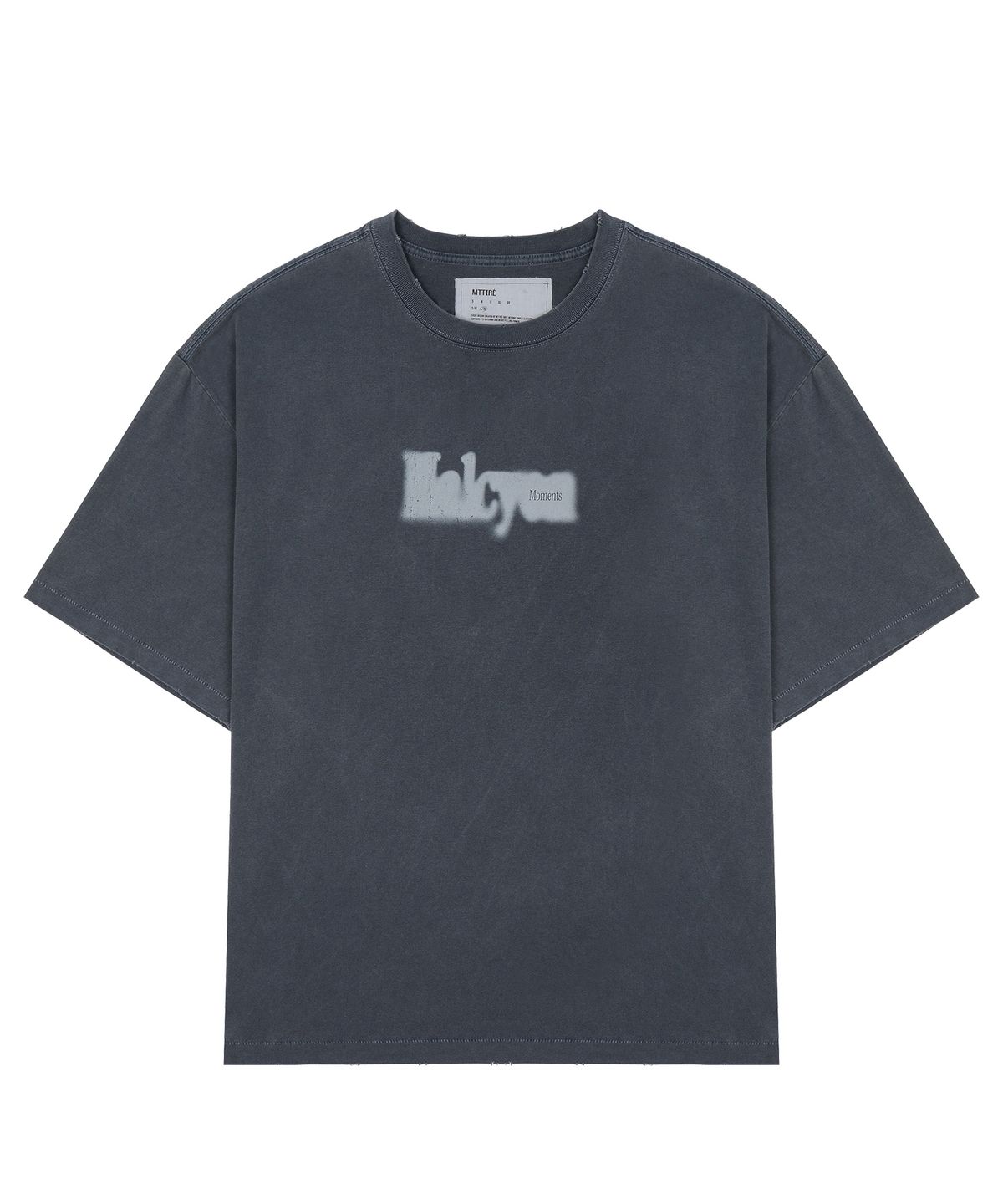 마티레(MTTIRÉ) HALCYON FRAME WASHED T-SHIRT / NAVY
