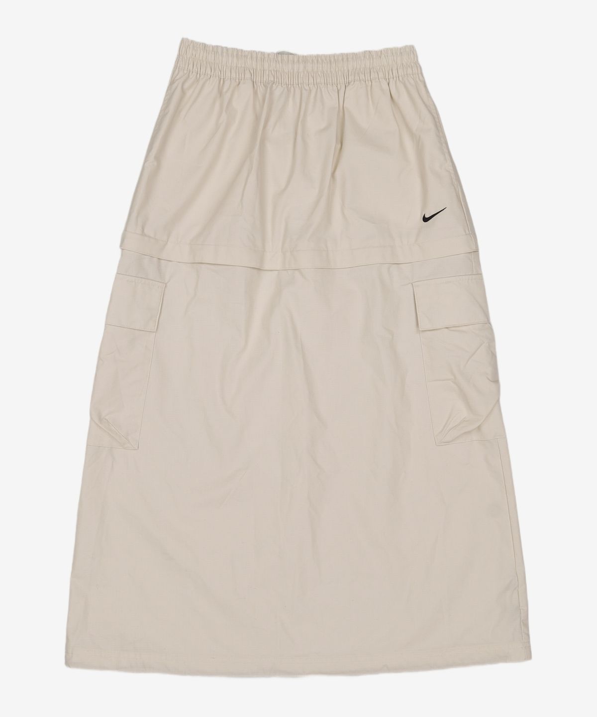나이키(NIKE) 스포츠웨어 에센셜 미드라이즈 우븐 카고 미디 스커트 W - 라이트 오어우드 브라운:블랙 / FV7504-104 S