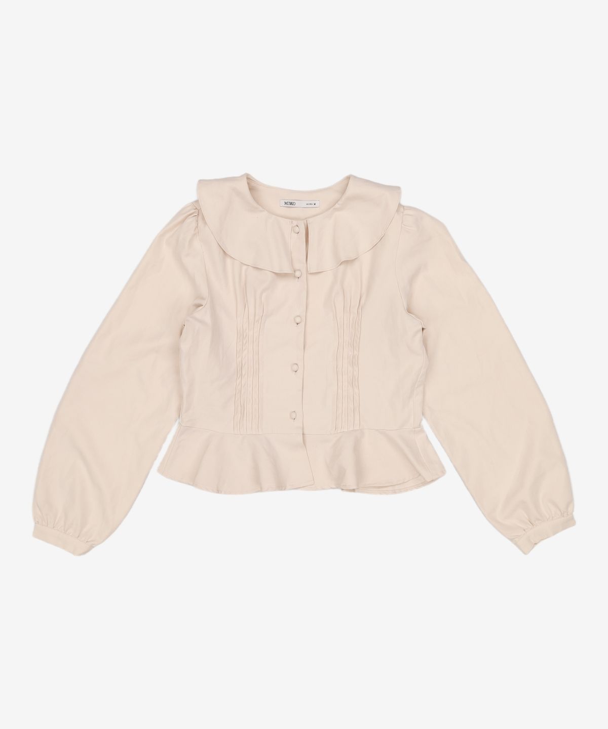 미쏘(MIXXO) 러플 카라 블라우스 MIWBLAV38G M