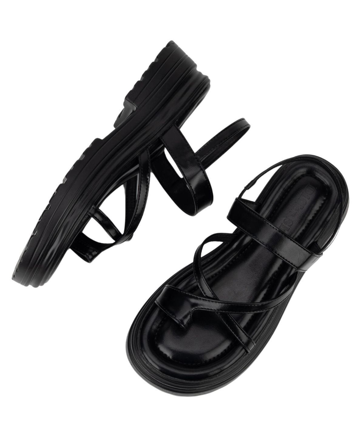 디퍼슈(DIFFERSHOE) 아렌 샌들 5CM [블랙]