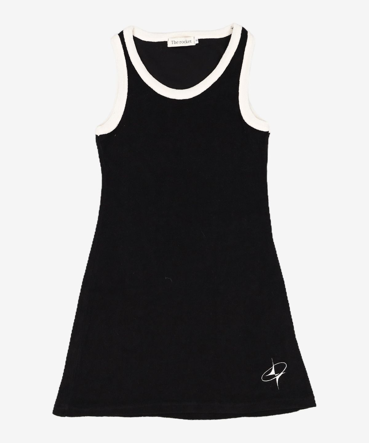 더 로켓(THE ROCKET) R TERRY SLEEVELESS DRESS_BLACK S