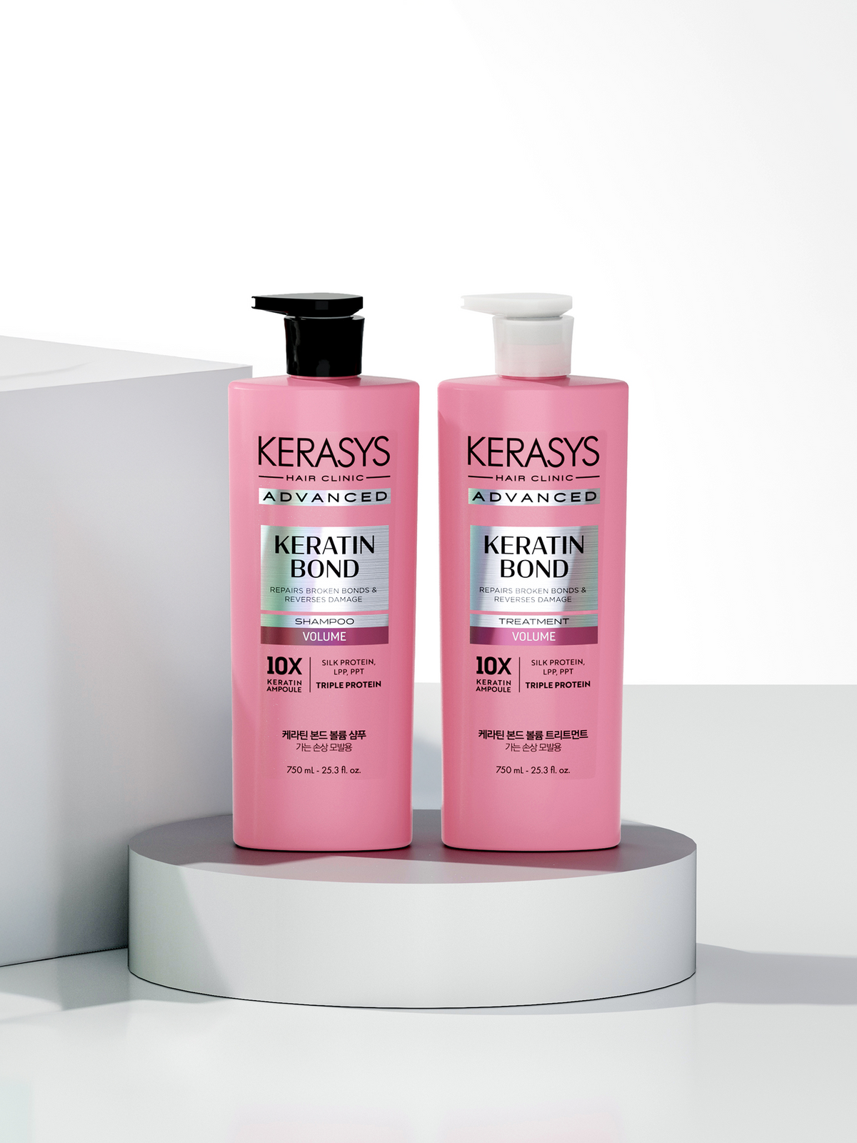 케라시스(KERASYS) 케라시스 케라틴본드 볼륨 샴푸/트리트먼트 골라담기 750ML