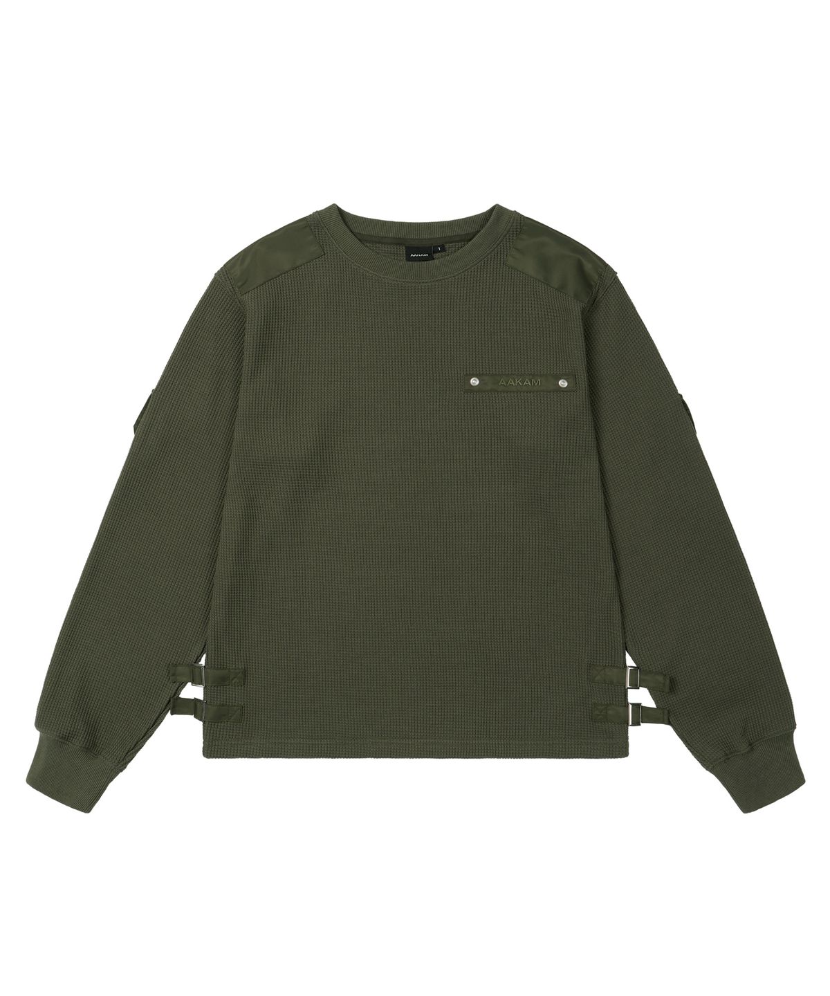 아캄(AAKAM) Waffle Aviator Long Sleeve (Khaki)