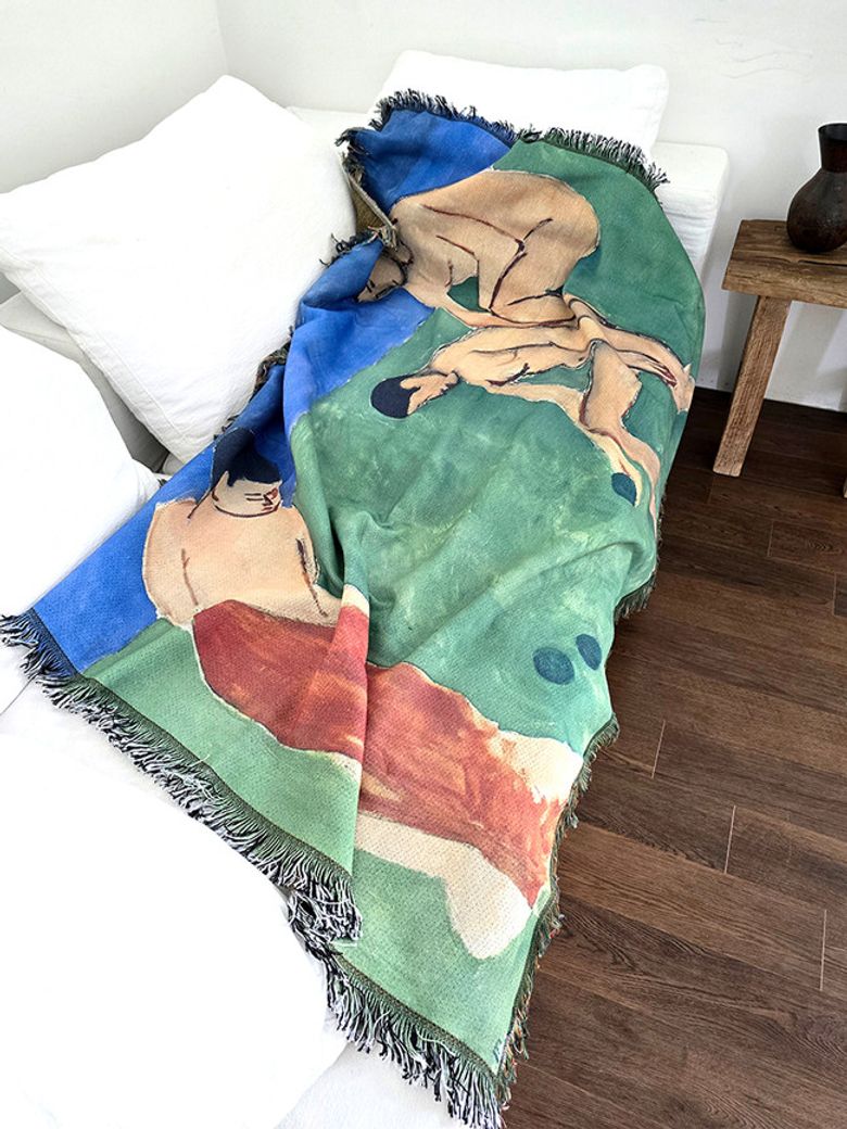 블랑쉬 앙리 마티스 공놀이 아트 캔버스 블랭킷