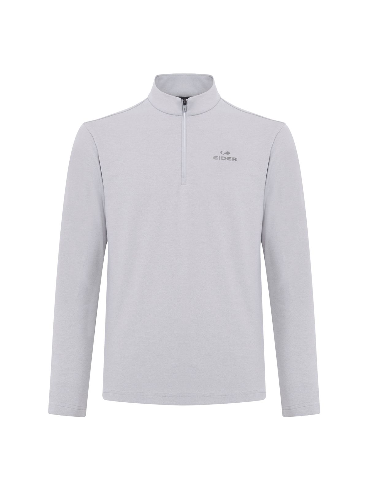 아이더(EIDER) POP 남성 잠재권축 짚업 티셔츠_Melange GREY