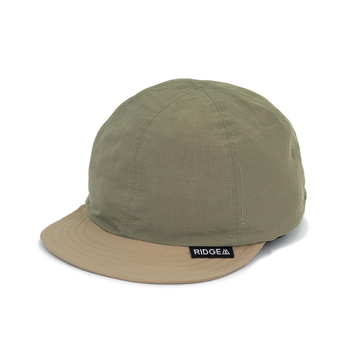 릿지 마운틴 기어(RIDGE MOUNTAIN GEAR) 베이직 캡 모자 바이컬러 카레쿠사 × 베이지