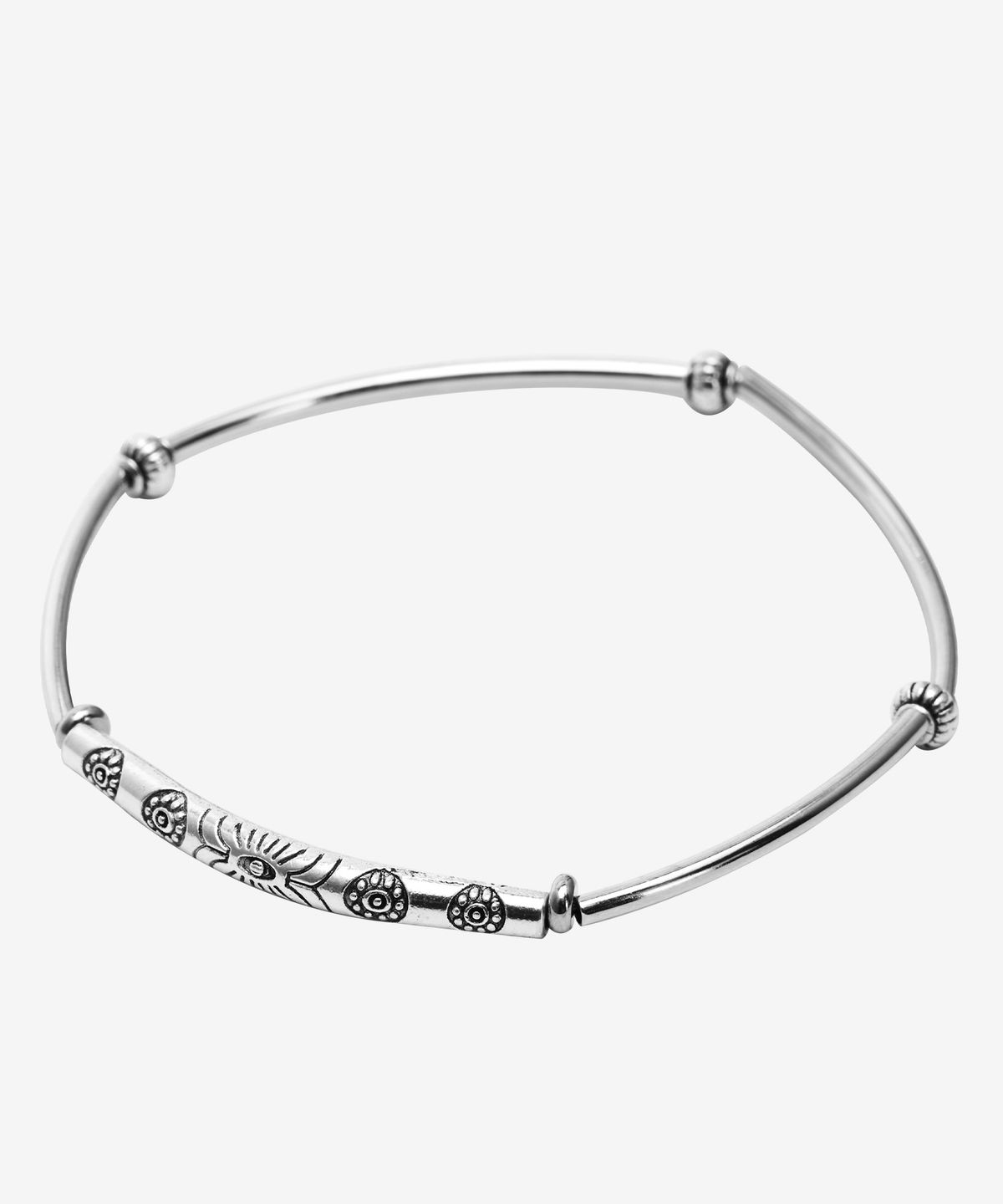 피넛루프(PEANUT LOOP) Axis Bar Bracelet Silver